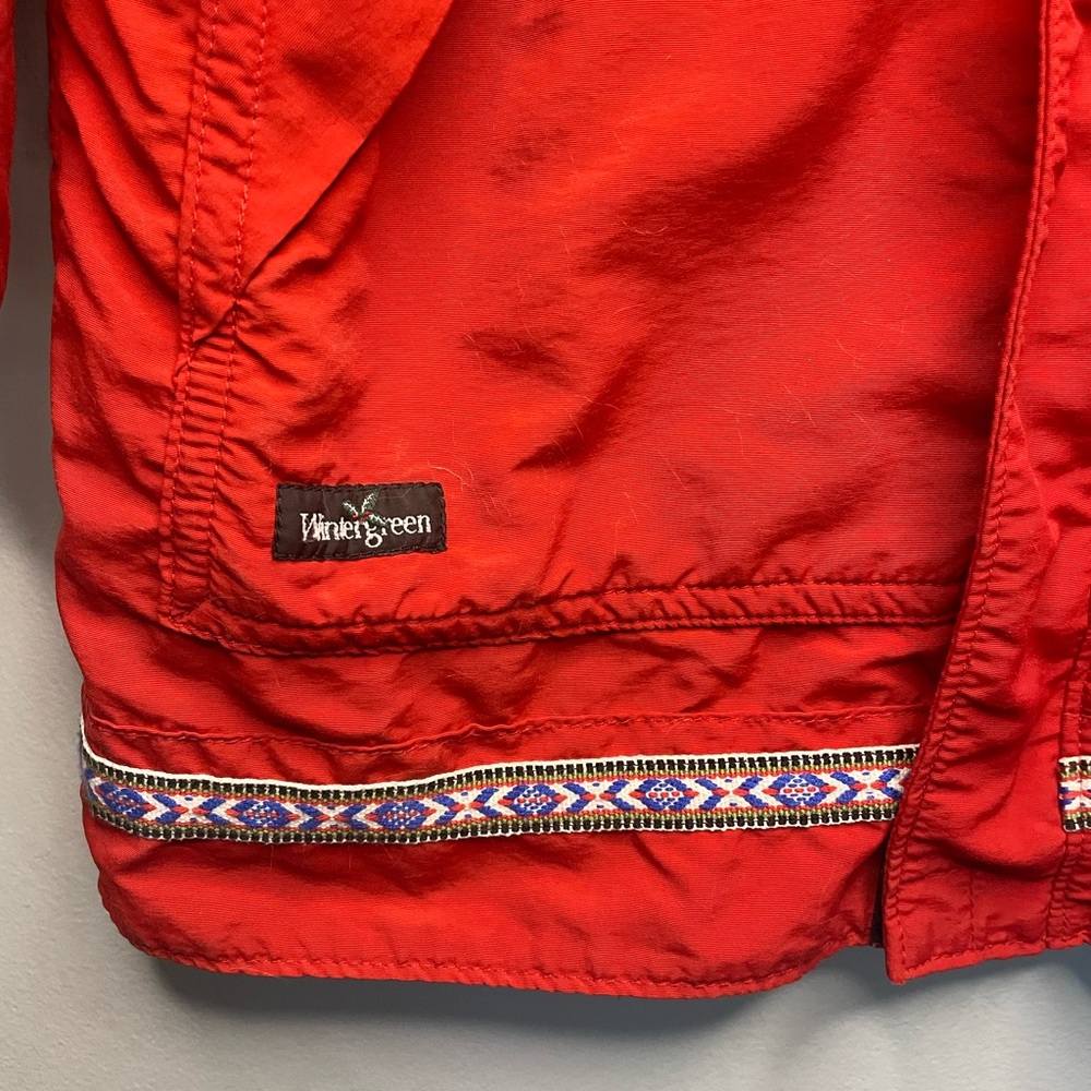 Wintergreen Jacket Youth 7/8 Red Northern Wear Ely Minnesota Handmade Parka - Picture 2 of 5